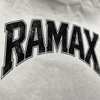 T-shirt RAMAX vintage délavé à l'acide, 280 GSM, coton épais, coupe oversize, streetwear, tee-shirt graphique, fournisseur d'usine