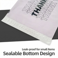 Sac en plastique PE durable avec poignée découpée, recyclable, pour vêtements et emballages d'achats