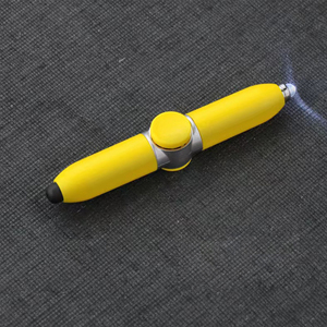 Unique Novelty Mini Wholesale Fidget Spinner Led Multi Function 3 in 1 Plastic Stylus Custom Ball Point Spinning <b>Pen</b> with Light - Product Image 5