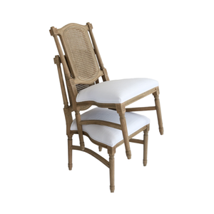 Moderno bracciolo impilabile in tessuto da pranzo rattan noleggio sedie in resina di legno banchetto per eventi di nozze sposa e sposo - Product Image 2