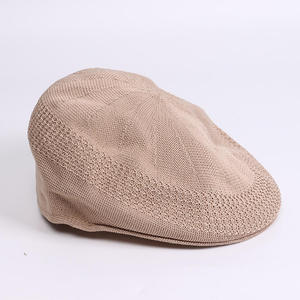 Béret Tendance <span class=keywords><strong>Femme</strong></span> Style Rétro Britannique Australien, Chapeau d'Artiste Ins Brodé Main, <span class=keywords><strong>Bonnet</strong></span> pour <span class=keywords><strong>Automne</strong></span> Hiver - Product Image 2
