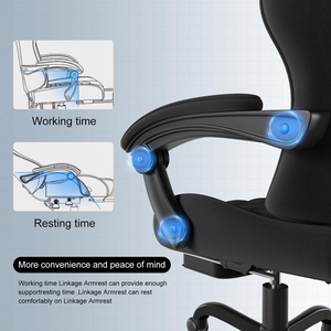 <span class=keywords><strong>Fauteuil</strong></span> de bureau PC élégant et confortable, chaise de gaming luxueuse et sportive gris clair <span class=keywords><strong>avec</strong></span> <span class=keywords><strong>repose</strong></span>-pieds – Vente en gros - Product Image 6