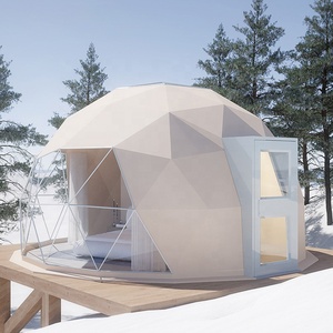 SNEIDA New Design PVC Oxford Fabric Double Layer Glamping Luxury <strong>Dome</strong> Ball <strong>Tent</strong> - Product Image 2