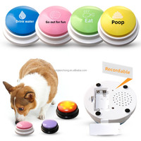 Bouton de communication pour animaux de compagnie, boîte vocale pour chien, bouton éducatif pour l'entraînement des animaux de compagnie avec fonction de communication sonore pour chiens et chats