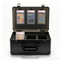Boîte de rangement professionnelle pour cartes de sport avec éclairage LED, best-seller de la mode