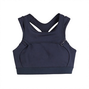 Soutien-gorge de sport dos nageur pour femme, maintien élevé, respirant, sans couture, avec coussinets amovibles, pour yoga, gym, course à pied - Product Image 5