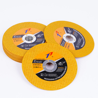 Piringan Potong Baja Tahan Karat 4 Inci 107*1.2*16mm - Potongan Halus Bebas Serpihan untuk Pipa Baja Tahan Karat dan Besi Siku