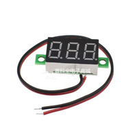 Mini voltmètre avec écran LED de 0,36 pouce, 4V-30V, voltmètre CC, monophasé, compteur numérique de panneau