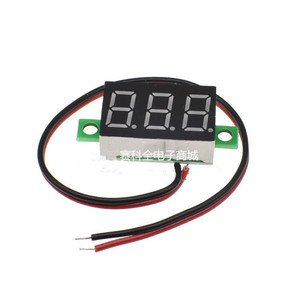 Mini Voltímetro con Pantalla LED de 0.36 Pulgadas, Medidor de Voltaje de CC de 4V-30V, Medidor Digital de Panel Monofásico - Product Image 1