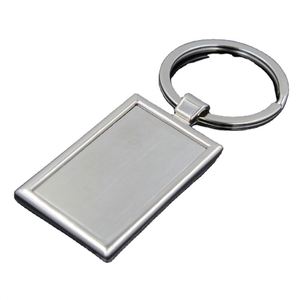 Sy67 Custom Logo Blank Sublimation Car Promotional Stainless Steel Metal Blank Keychain Home Keyring for Promotion Gift - Product Image 2