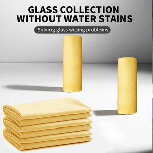 منشفة شاموا من الألياف الدقيقة فائقة الامتصاص وصديقة للبيئة سريعة الجفاف متعددة الأغراض للتنظيف وغسيل السيارات للاستخدام في جميع المواسم 66×43 سم - Product Image 3