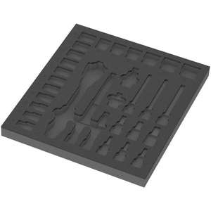 WERA - 05137322001 <b>Foam</b> insert ''8000 C Zyklop 1/2'' ratchet set 1'' (empty) 344 x 30 x 392 mm <b>ROLLING</b> WORKSHOPS - Product Image 1