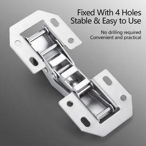 อุปกรณ์ฮาร์ดแวร์เฟอร์นิเจอร์แบบซ่อน <span class=keywords><strong>YOUDO</strong></span> บานพับเหล็กแบบไฮดรอลิกสำหรับตู้ครัว บ้าน หรือสำนักงาน - Product Image 4