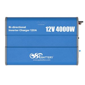 Onduleur de puissance à onde sinusoïdale pure GSP 4000W avec chargeur, 12V CC vers 110V/220V CA monophasé, pour voiture, camion, camping-car, alimentation de secours domestique - Product Image 1