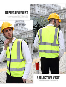 Fabriek Direct Custom Reflecterend Veiligheidsvest Met Custom Logo Beste Prijs Hoge Zichtbaarheid Veiligheidskleding - Product Image 5