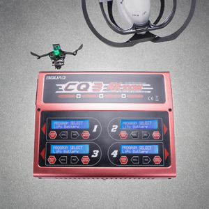 Cargador de Equilibrio EV-PEAK CQ3 100Wx4 10A 1-6S con Placa Adaptadora JST_XH, Accesorios para Drones, para Baterías LiFe, NiMH, NiCd - Product Image 2