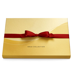 Emballage de Collection de chocolat doré imprimé personnalisé, boîte cadeau de bonbons avec Inserts - Product Image 3