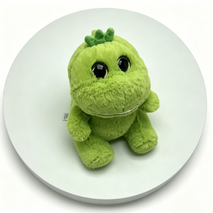 Peluche de dinosaurio verde personalizado, peluche de dinosaurio, peluche de dinosaurio adorable, juguete de dinosaurio verde - Product Image 3