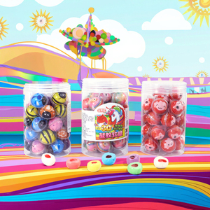 Venta directa de fábrica Halal 3D Popping Candy Fruit Sandwich Evil Pumpkin Halloween Candy Funny Hot Style Bottle Fruity - Product Image 2