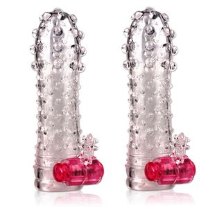 Мягкий силиконовый кристально прозрачный удлинитель для пениса, массажный фаллоимитатор, многоразовый Вибрационный удлинитель для пениса - Product Image 1