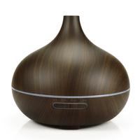 Diffuseur ultrasonique d'huile essentielle de grain de bois, humidificateur ultrasonique, 300ml, vente en gros, prix en gros