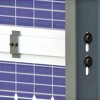 Penjualan paling laris kustom Solar Mount vertikal sistem Racking pagar surya bifacial vertikal untuk Panel surya Mount