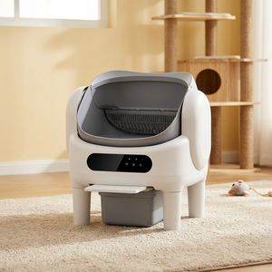 OEM 74L Bandeja Inteligente Autolimpiable para Gatos con Control por App WiFi, Construcción Robusta de ABS+PP, Protección con Bloqueo de Seguridad, Limpieza Automática para Gatos - Product Image 1