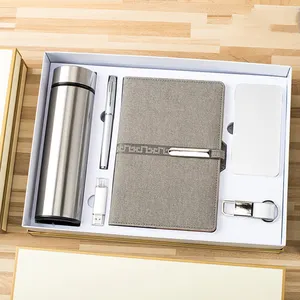Conjunto de caneta de notebook, conjunto de caneta de caderno de presentes corporativos luxuosos e personalizado