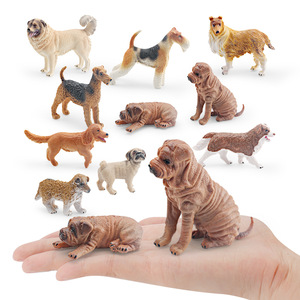 Perro mascota modelo Animal simulado niños educativo <span class=keywords><strong>Shar</strong></span> Pei Collie Pastor figurita de juguete - Product Image 4