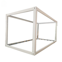 Structure de maison conteneur préfabriquée empilable, durable, en acier galvanisé, moderne, à assemblage personnalisé, économique, 20 pieds, 40 pieds