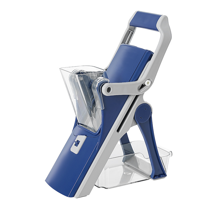 Bleu avec 5 couteaux