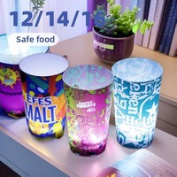 Gobelets en plastique qui brillent dans le noir à l'activation par l'eau pour les fêtes, les bars et les discothèques : Gobelets lumineux à LED