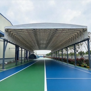 Techo retráctil eléctrico del campo deportivo, techo corredizo de la estructura de acero del estadio para cancha de tenis - Product Image 4