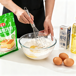 Polvo de mezcla de <span class=keywords><strong>bizcocho</strong></span> premium-Vainilla Castella Pour Cake Mix | Harina de pastelería lista en minutos (400g/a granel) - Product Image 2