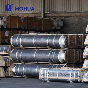Électrodes de soudage en <span class=keywords><strong>graphite</strong></span> de haute qualité de la marque MoHua, longueur 1600-2700 mm, UHP HP RP, pour fours électrothermiques (EAF) - Product Image 2
