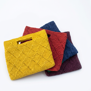 Bolso Tote Casual de Rafia Tejida, Rayado, con Parte Superior Abierta, Forro de Algodón, Correa Única, para Playa, Verano, para Mujer - Product Image 5