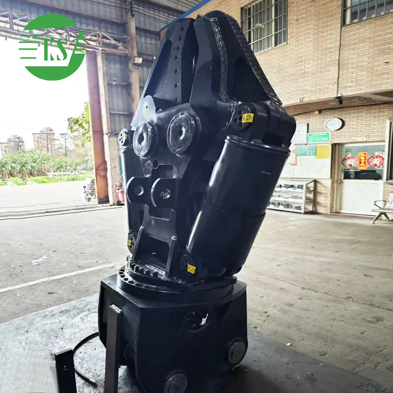 Keshang excavator with scrap shear for sale uesd for cutting steel structures at demolition sites