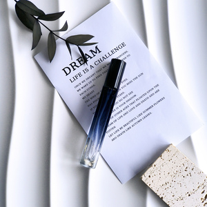 Envases de <span class=keywords><strong>Perfume</strong></span> de 10 y 5 ml, Botellas de Vidrio Cuadradas Azules Degradados con Pulverizador y Tapa de Rosca, Botella Vacía - Product Image 6