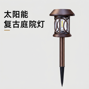 Huichu – lampe solaire d'extérieur avec ampoule à filament, résistante à la pluie, lampe de cour, lumière décorative à LED pour prise au sol, 1W, KW20220303-1 - Product Image 1