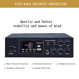 Sistema Audio Completo per Caffè/Ristoranti/Negozi, Amplificatore PA con Bluetooth/USB, Altoparlanti da Soffitto per Aree da 80 a 200 m² ㎡   Musica di sottofondo per interni - Product Image 5