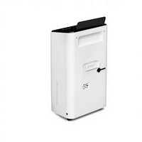 Déshumidificateur électrique intelligent 26L pour camping-car, maison, sous-sol, chambre, avec dégivrage automatique, contrôle de l'humidité, télécommande Wi-Fi et roulettes