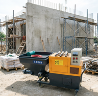 Pulvérisateur polyvalent de mortier et de ciment pour béton, portée 60 m, avec débit réglable pour revêtement de maçonnerie