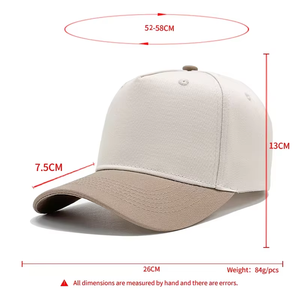 OEM/ODM Personalized Embroidery Logo Suede Sporty Dobby Argyle Barbas Sombreros 5 Panel Structured Baseball Cap Breathable - Product Image 5
