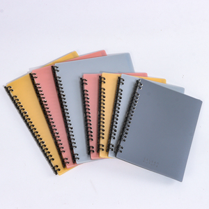 Tùy chỉnh in phim hoạt hình kinh doanh A5 kích thước vòng lá lỏng lẻo chất kết dính PVC nhựa Bìa bơm lại Tạp Chí máy tính xách tay - Product Image 1