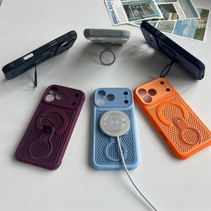 เคสโทรศัพท์แม่เหล็กแบบระบายความร้อนสุดหรูสำหรับ iPhone 18 17 Air 16 15 Plus 14 13 12 11 Pro Max ป้องกันแรงกระแทก พร้อมฝาปิดระบายความร้อน - Product Image 2