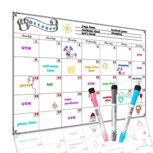 Bảng Trắng Lịch Kế Hoạch Bảng Trắng Tổ Chức Kế Hoạch Giáo Dục Xóa Khô Bảng Trắng Từ Tủ Lạnh Nhãn Dán - Product Image 1