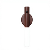 Lampe murale LED à induction corporelle magnétique en acrylique de style minimaliste pour chambre à coucher, veilleuse d'ambiance pour le commerce extérieur