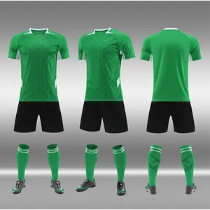 Wholesale Men's Plain Soccer Jersey Quick Dry Football Shirt Breathable Sportswear