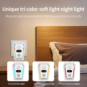 Répulsif Souris 2026, Dispositif de Contrôle Domestique, <span class=keywords><strong>Exterminateur</strong></span> de Rongeurs Breveté, Lot de 4 Anti-Nuisibles Silencieux Multifonctions, Moustiques - Product Image 5