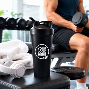Botella Mezcladora Deportiva de Plástico PP de 400 ml y 600 ml con Logotipo Personalizado al por Mayor, para Gimnasio, Deportes, Proteínas, Regalo Promocional - Product Image 2